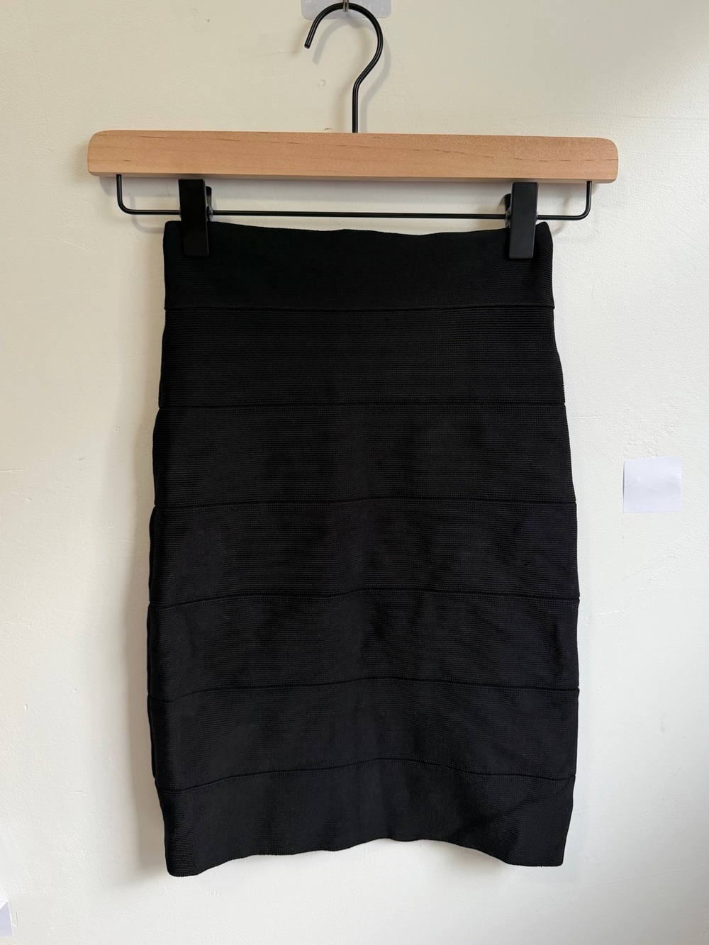 Bebe Black Bandage Bodycon Skirt Size Small